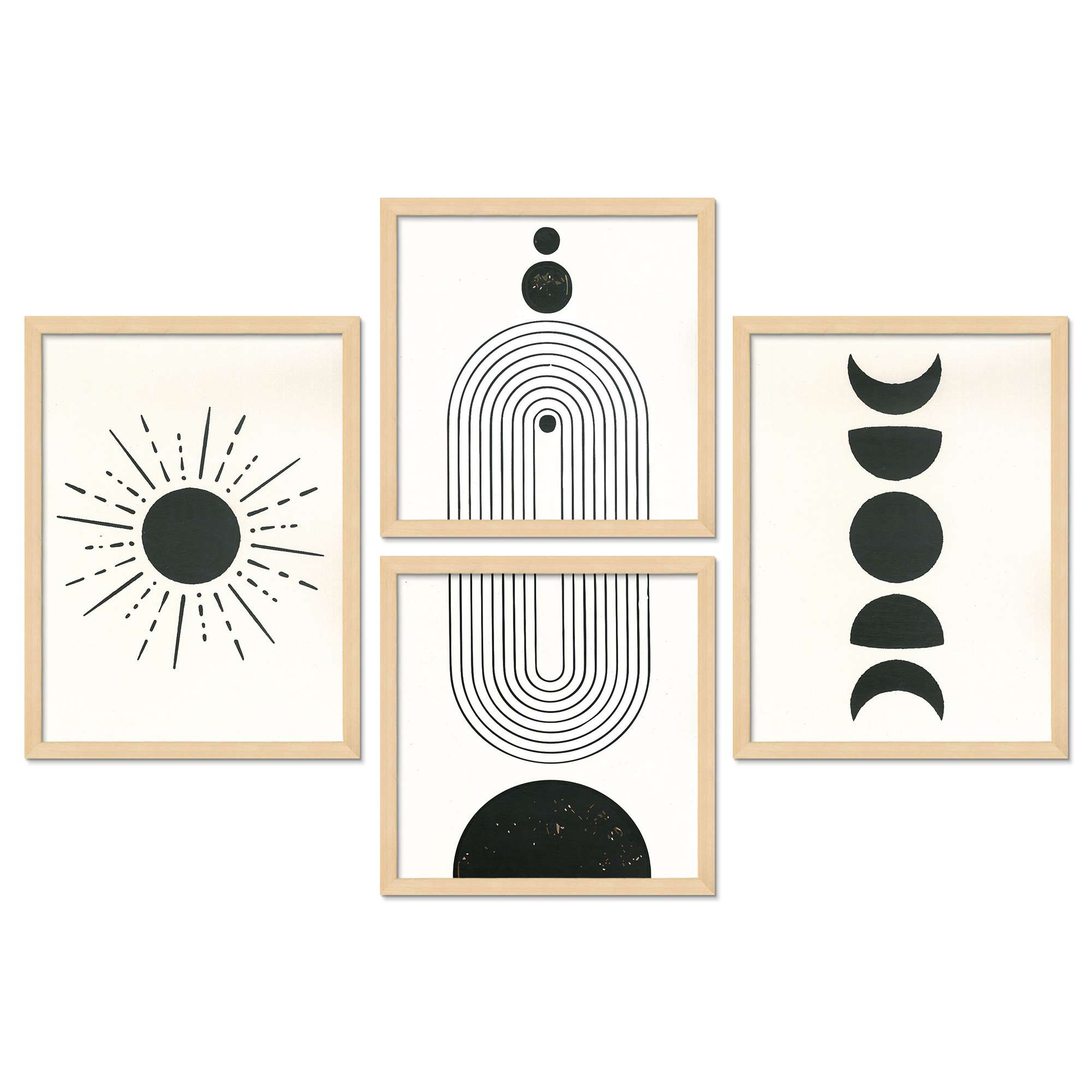 SET OF 4 DIGITAL WALL PAINTING - Image 3